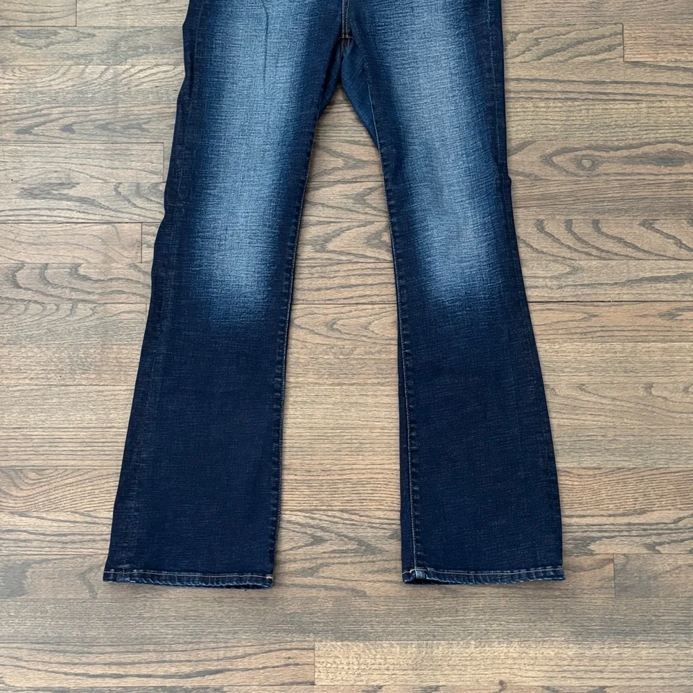 BKE Women's Dark Wash Blue Bootcut Jeans